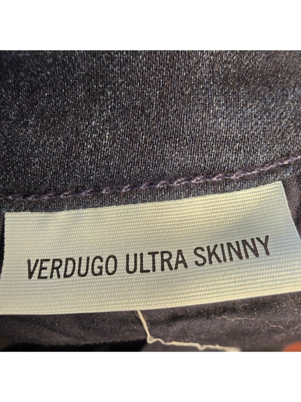 Paige Verdugo Ultra Skinny Jeans Dark Wash Low Rise Premium Denim Size 24 - Picture 5 of 8